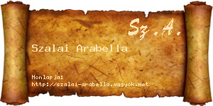 Szalai Arabella névjegykártya